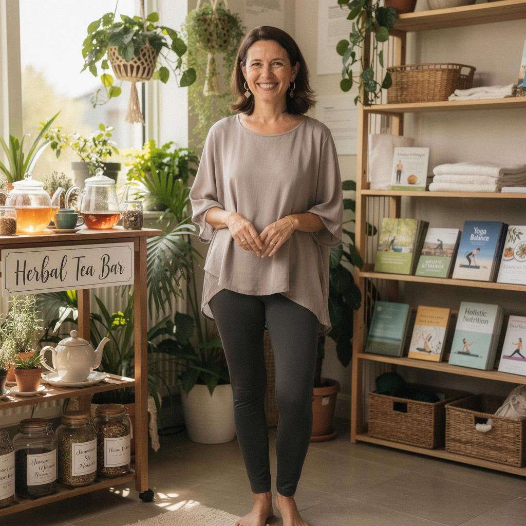 Aula de yoga em um estúdio iluminado por luz natural