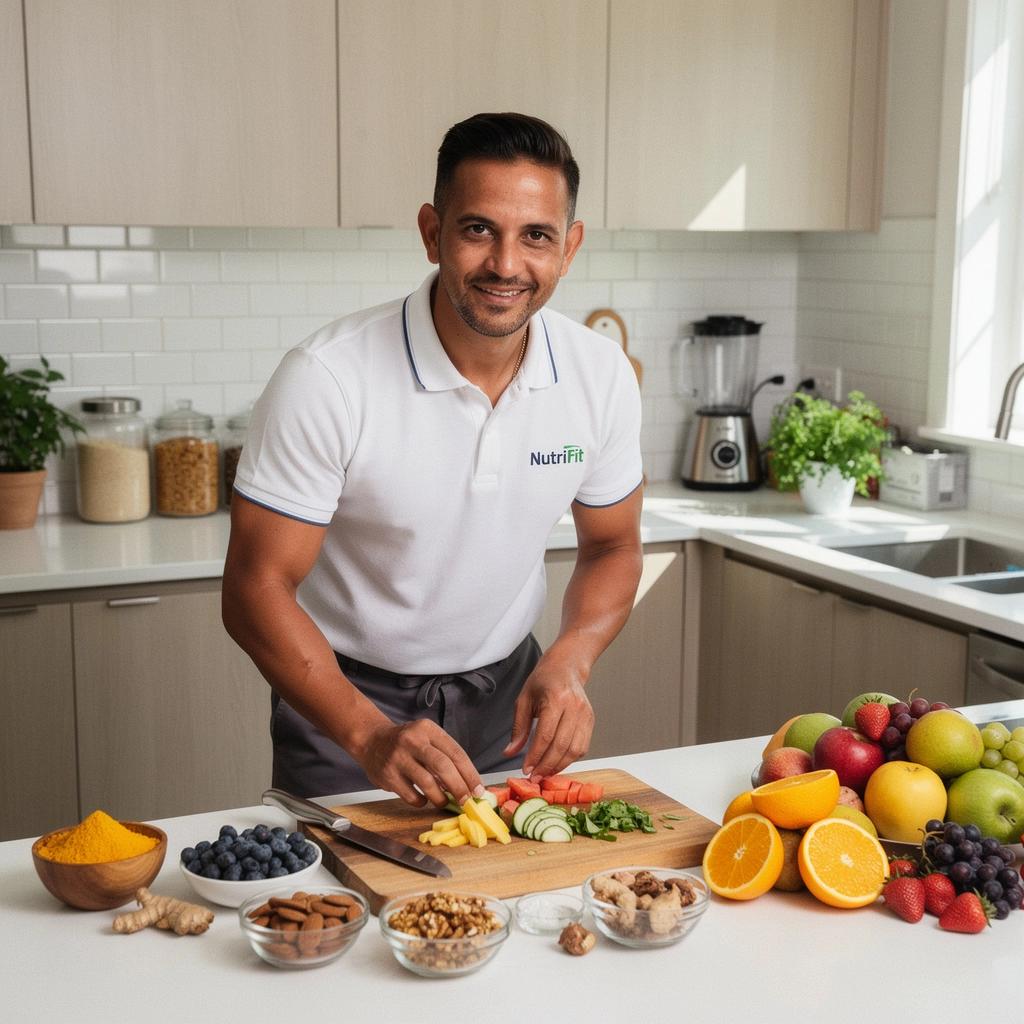 Smoothie verde sendo servido em um copo transparente